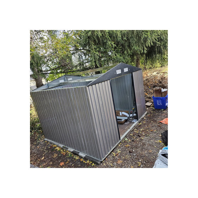 JolyDale 10 ft. W X 8 ft. D Metal Tool Shed & Reviews | Wayfair